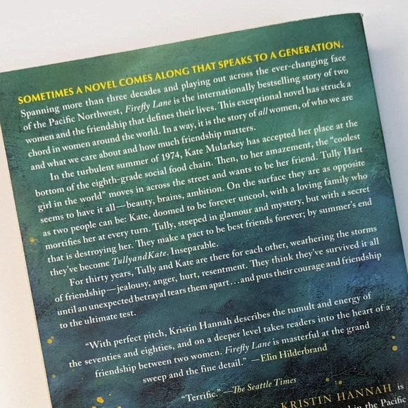 Firefly Lane by Kristen Hannah - Picture 3 of 3